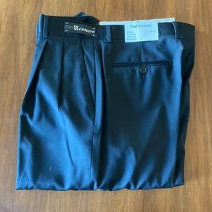 Paul Fredrick Wool Slacks - Black